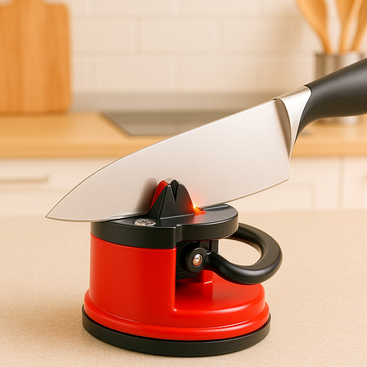 Knife Sharpener with Suction Pad