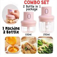 Electric Mini Grinder Food Chopper (Combo Set)