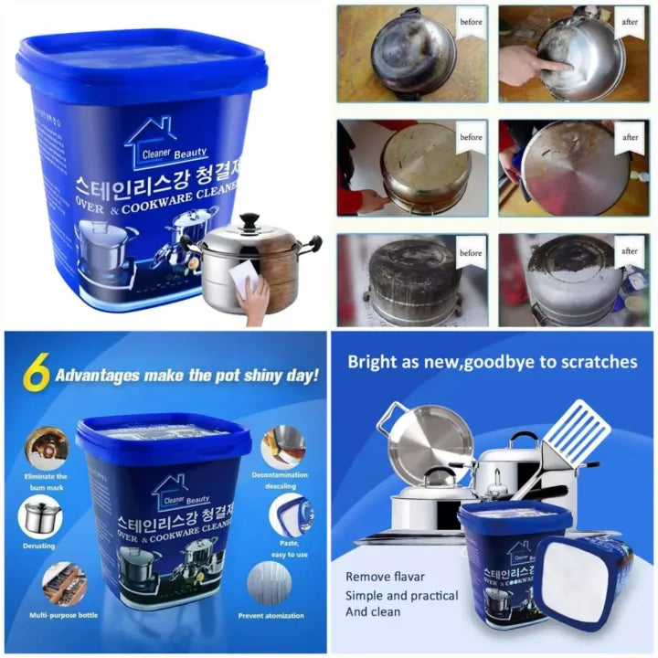 Powerful Stainless Steel Cookware Cleaning Paste