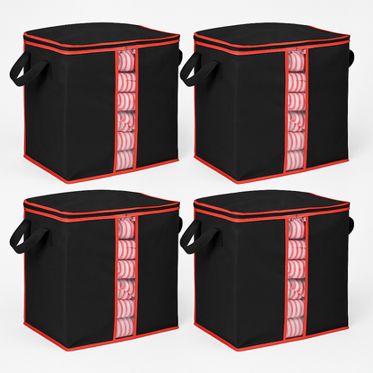 Extra Large Capacity Storage Organizer Bag | Black | 100Gsm