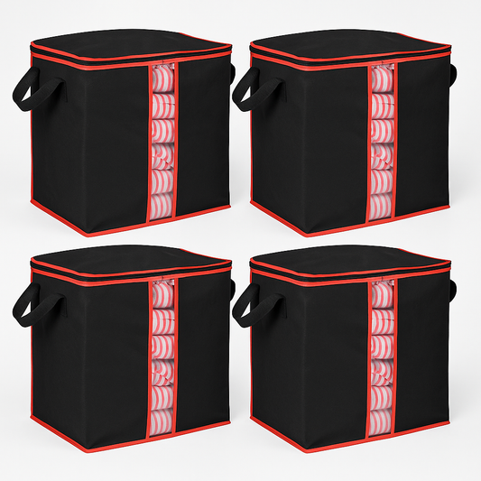 Extra Large Capacity Storage Organizer Bag | Black | 100Gsm