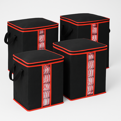 Extra Large Capacity Storage Organizer Bag | Black | 100Gsm