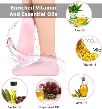 Women Silicone Moisturizing Socks | Pair For Rough & Craked Feet
